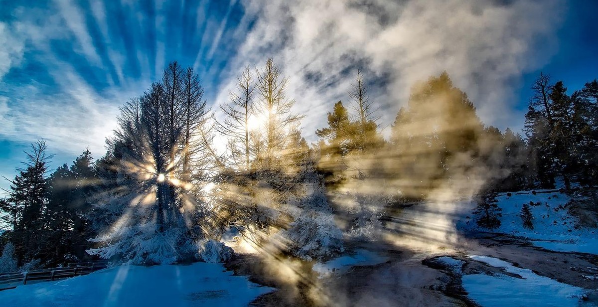 winter national park landscape